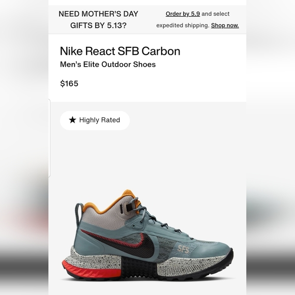 Nike React SFB Carbon - Picture 2 of 4